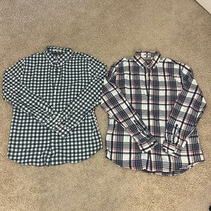 EXPRESS - Set of 2 - Fitted Button-Up Men’s Dress Shirts